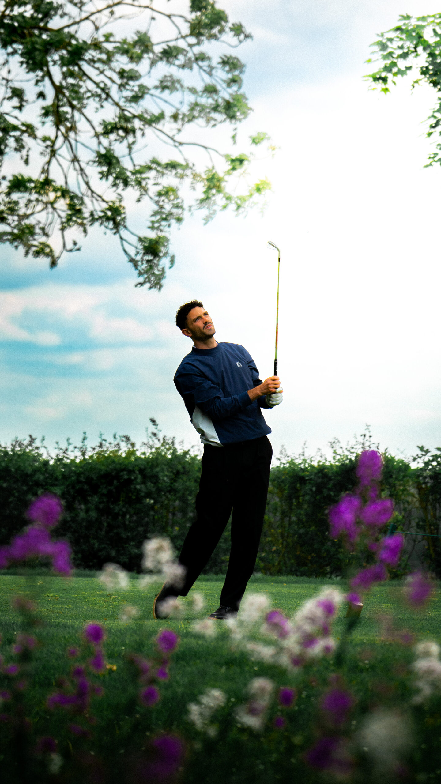 Thomas Monconduit pendant une partie de golf
